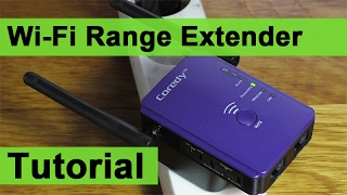 WiFi Range Extender Setup Tutorial  Coredy E300 [upl. by Ssew]