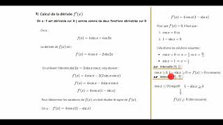 étude de fonctions [upl. by Pincas]