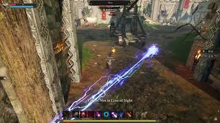 Ashes of Creation Alpha Mage PvP  1v3 Siege [upl. by Carmine]