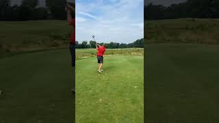 TEEING OFF LIKE A PRO asmr golfaddict golf golfswing golfcourse golftips [upl. by Airdnekal]