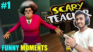 Scary Teacher 3D  Teacher Se Revenge  Techno Gamerz Horror Gameplay [upl. by Nylanej565]