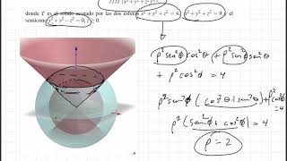 Cálculo 3 Coordenadas cilíndricas y esféricas en integrales triples [upl. by Attelocin]