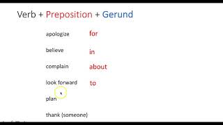 Gerunds after Prepositions [upl. by Orfurd]