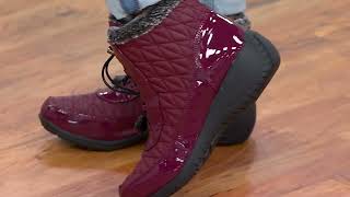 Khombu Waterproof Winter Ankle Snow Boots  Molly on QVC [upl. by Zelle]