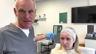 Where to Inject Botox for Forehead Lines  Frontalis  Cosmetic Courses Mr Adrian Richards [upl. by Goldia901]