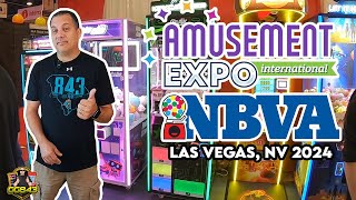 Amusement Expo International And NBVA Vending Convention Las Vegas 2024 [upl. by Gnuy]