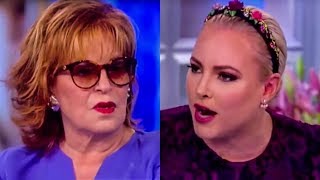 Meghan McCain Calls Joy Behar A B During View Meltdown [upl. by Accebar]