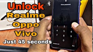 Unlock any Realme Oppo Vivo Password in 45 seconds  Pattern tode [upl. by Ofloda]