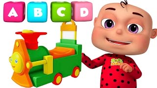 ABC Train Song For kids  Alphabet Train With Five Little Babies  Original Learning Songs [upl. by Florie864]