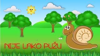 NIJE LAKO PUŽU  Đorđe Kovačević  ANIMIRANI VIDEO [upl. by Anaderol21]