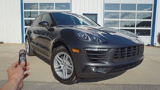 2018 Porsche Macan Start Up Walkaround Test Drive and Review [upl. by Asecnarf]