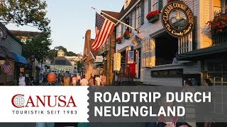 Dein Roadtrip durch Neuengland  CANUSA [upl. by Oiuqise91]