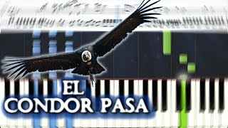 Cómo Tocar EL CÓNDOR PASA en Piano  Tutorial FÁCIL  Partitura  Easy  JO3L PIANO [upl. by Best]