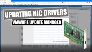 Updating NIC Drivers with VMware Update Manager [upl. by Azitram150]