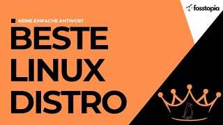 BESTE LINUX DISTRO  gibt es sie [upl. by Mairem]