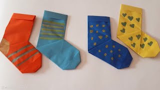 Giornata dei Calzini spaiati Origami  Socks Origami [upl. by Ledif]