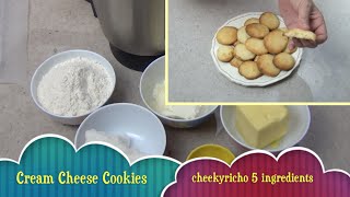 Cream Cheese Cookies cheekyricho video recipe [upl. by Eevets529]