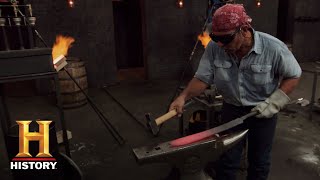 Forged in Fire Damascus Pattern Forge Season 5  History [upl. by Ajiat]