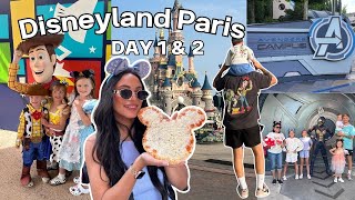 DISNEYLAND PARIS WITH OUR 6 KIDS  Day 1 amp 2  Avengers Campus Disneyland Park Parades amp Rides [upl. by Devaj558]