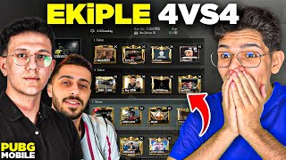 YAYINCI ARKADAŞLARIMLA 4v4v4v4  PUBG MOBİLE [upl. by Noit590]