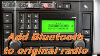 Retrofit Original Bluetooth to Landrover [upl. by Elleunamme229]