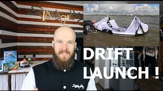 DRIFT LAUNCH  KITE ALLEIN STARTEN [upl. by Ainat]