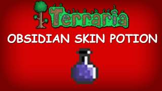 Terraria  Obsidian Skin Potion Alchemy [upl. by Anua]