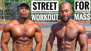 Street Workout For Mass  No Weights Upper Body Workout [upl. by Rex687]