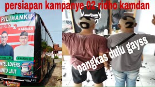 PANGKAS RAMBUT DEMI 02 PERSIAPAN KAMPANYE RIDHO KAMDAN pangkasrambut [upl. by Bramwell]