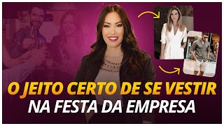 COMO SE VESTIR Para Confraternização Da Empresa Look para festa da empresa [upl. by Crist]