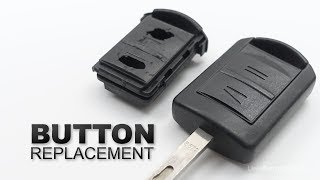 How to Change the Buttons on a Vauxhall Key Fob  Opel Car Key Repair  Button Replacement Tutorial [upl. by Enitsed]