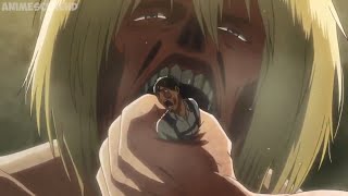 Armin eats Bertholdt Scene HD [upl. by Vail]