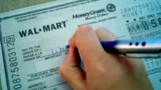 How to fill out a money order [upl. by Akemor297]