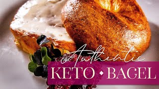 Authentic Keto Bagel No Almond Flour or Cheese in dough [upl. by Hulburt]