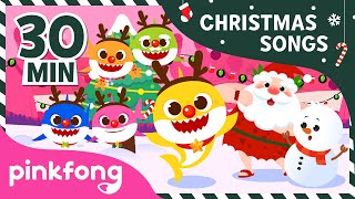 Baby Shark and Snowman and more  Compilation  🎄Best Christmas Songs  Pinkfong Songs for Children [upl. by Milka]