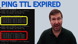 What Happens with the TTL Expires in a PING Command [upl. by Mignonne]