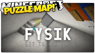 Minecraft  FySik  GET TO THE TOP AT ALL COSTS Minecraft Custom Puzzle Map [upl. by Yug]