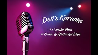 El Condor Pasa  Simon amp Garfunkel  Karaoke [upl. by Alrak]