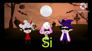 Atrapa a santa atroz 🎵🎵🎶 parodia musical EZEQUIEL95 gacha club Especial Halloween🎃 ezequiel9573 [upl. by Ainak]