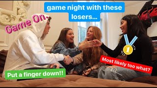 GAME NIGHT ft Gianina Valentina and Bella [upl. by Tnafni]