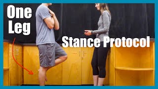 OneLeg Stance Protocol [upl. by Notsud]