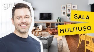 Ideias de decoração para uma sala multiuso  Antes e depois  Maurício Arruda [upl. by Cates]