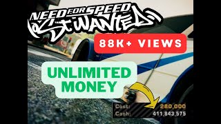 How to get unlimited money in NFS MOST WANTED 2005 [upl. by Aisor]