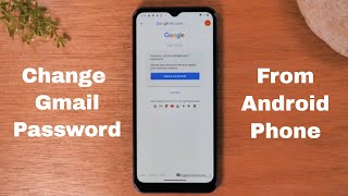 How to Change Your Gmail Password from a Phone  Google Password Reset [upl. by Tanner748]