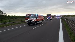 Verkehrsunfall zu Christi Himmelfahrt auf der A38 Anschlussstelle LeipzigSüd 25052017 [upl. by Lyon]