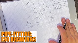 How to Read and Draw Piping Blueprints  Pipefitting ISO Drawing [upl. by Bultman]