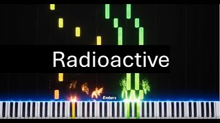 Imagine Dragons  Radioactive  Piano Tutorial [upl. by Nilreb555]