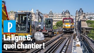 Paris  au cœur du chantier de la ligne 6 du métro [upl. by Jem149]