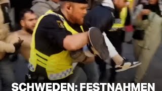 Schweden Festnahmen bei ESCProtest [upl. by Orwin]