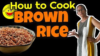 How to Cook Brown Rice Perfectly in Pressure Cooker Brown Rice vs Red Rice [upl. by Renick]